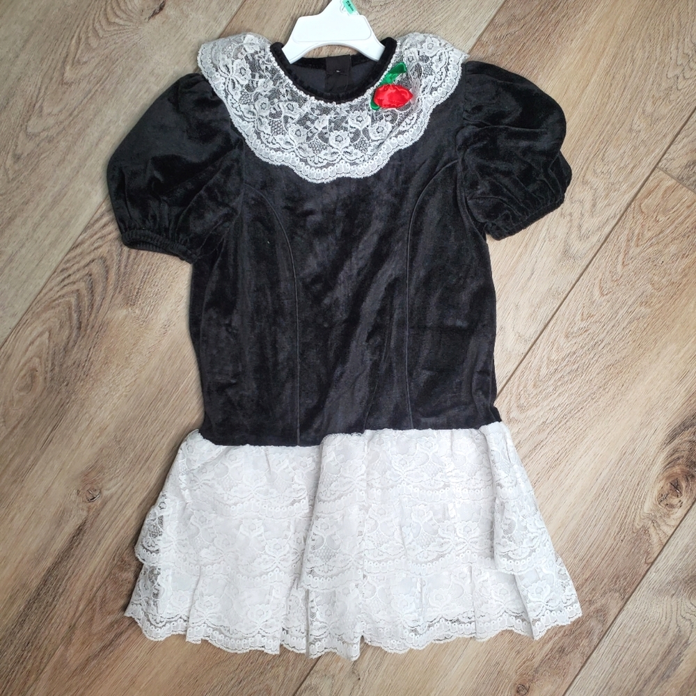 30) ROANNA Vintage Taffeta Layered Lace Dress Sz. 6X